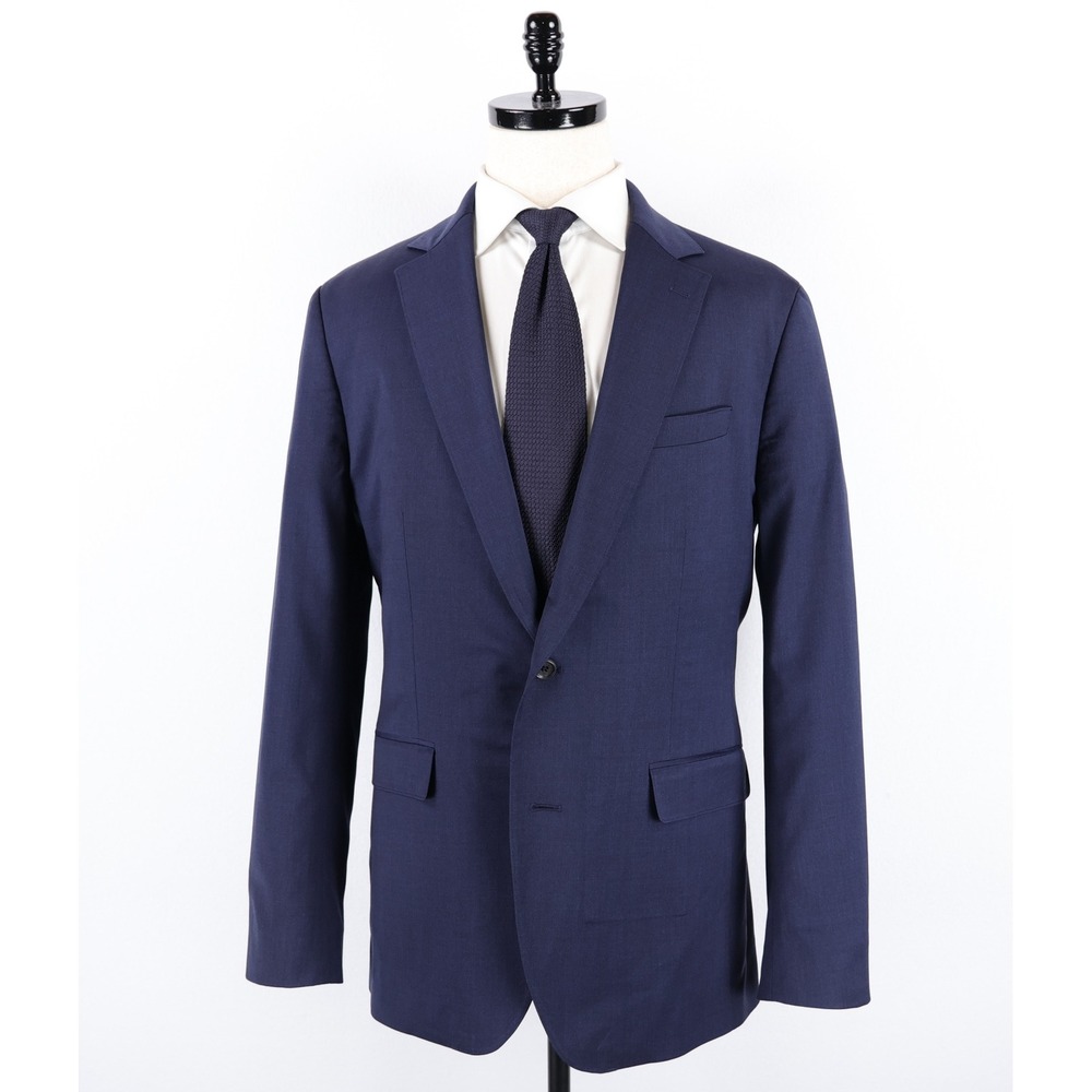 Bonobos Jetsetter Sport Coat 40L Navy Blue Wool Athletic Fit Blazer